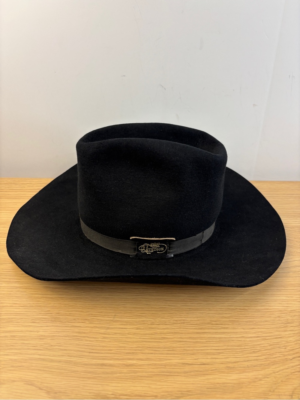 Vintage Stetson Black Felt Cowboy Hat